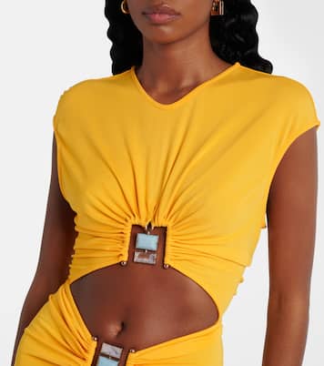 Minikleid Duo Bezel aus Jersey | Christopher Esber