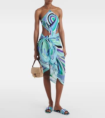 Bedruckter Pareo Pesci aus Baumwolle | Pucci