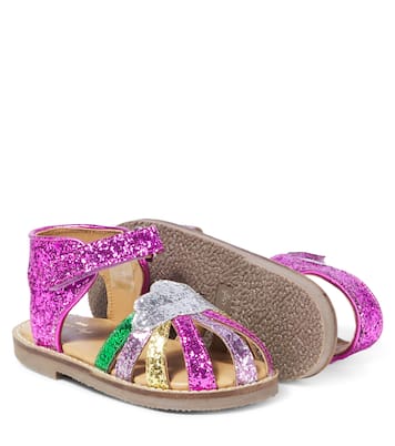 Rainbow glitter sandals | Konges Sløjd