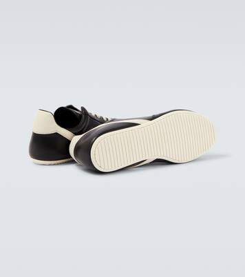 Minimal leather sneakers  | Rick Owens