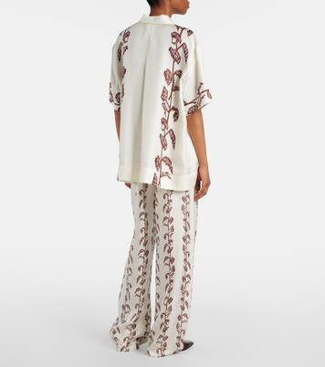 Hemd Montauk aus Seiden-Twill | Asceno