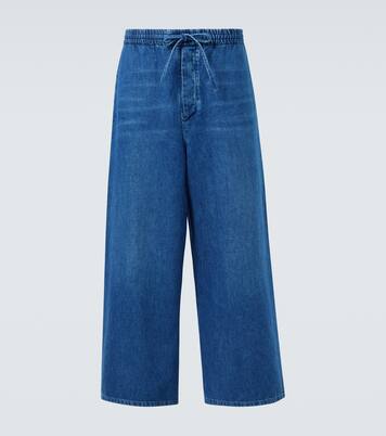 Paula's Ibiza Cropped Wide-Leg Jeans | Loewe