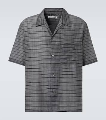 Heusen checked cotton and silk bowling shirt | Our Legacy