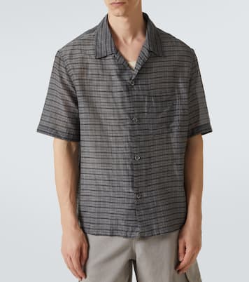 Heusen checked cotton and silk bowling shirt | Our Legacy