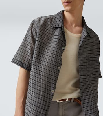 Heusen checked cotton and silk bowling shirt | Our Legacy