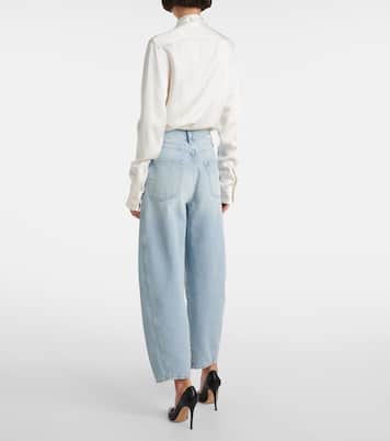 Twisted wide-leg jeans | Frame