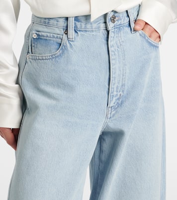 Twisted wide-leg jeans | Frame