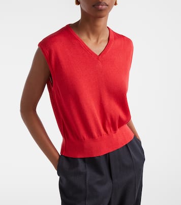Knot sweater vest and cardigan set | Bottega Veneta