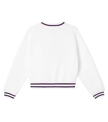 Sudadera DG Majolica de jersey de algodón | Dolce&Gabbana Kids