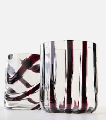 Cyrcus set of 2 glass tumblers | NasonMoretti