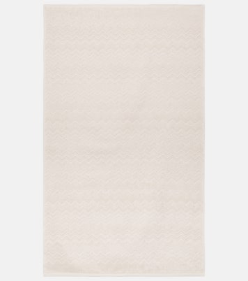 Chalk Zigzag set of 2 cotton terry towels | Missoni