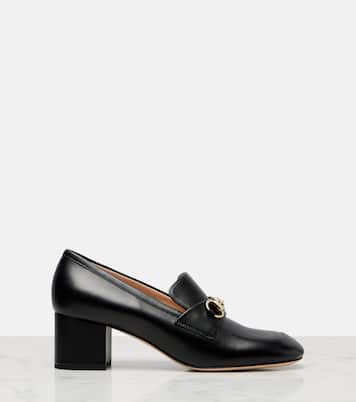 Loafer-Pumps Lady Horsebit aus Leder | Gucci