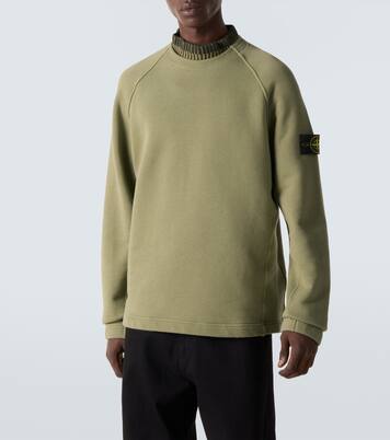Compass cotton fleece sweatshirt | Stone Island