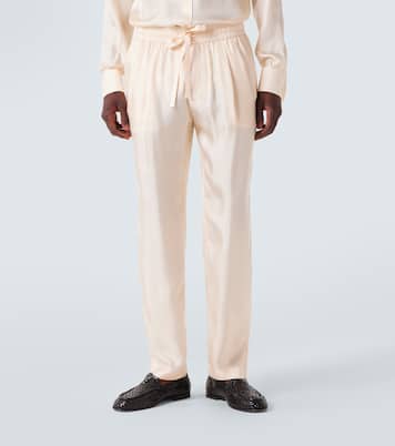 Pantaloni affusolati in seta  | Dolce&Gabbana