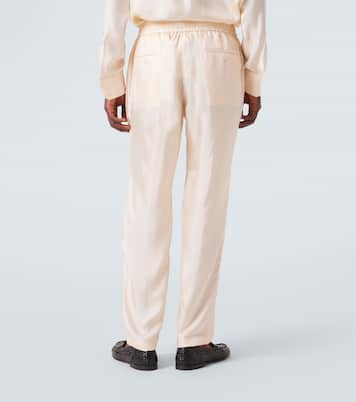 Pantaloni affusolati in seta  | Dolce&Gabbana