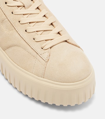 Plateau-Sneakers H-Stripes aus Veloursleder | Hogan