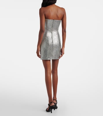 Verziertes Minikleid aus Satin | Dolce&Gabbana