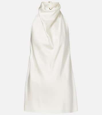 Halterneck satin top | Stella McCartney