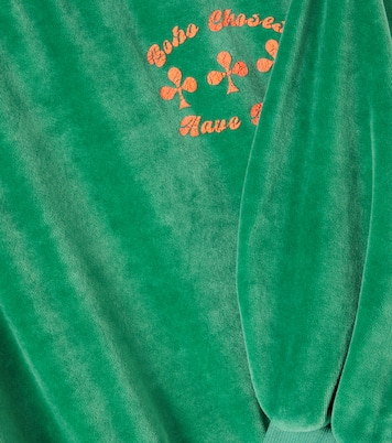 Have Fun cotton velvet sweatshirt  | Bobo Choses
