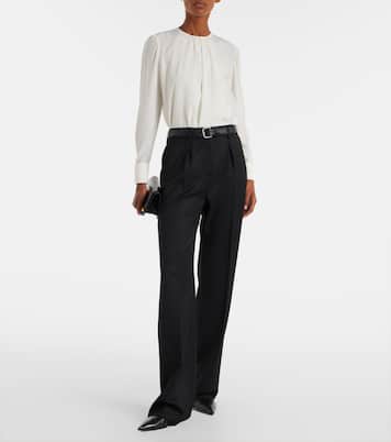 Pantalon droit Cannes en laine vierge | Max Mara