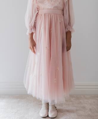 Gonna in tulle con ricamo | Petite Amalie  