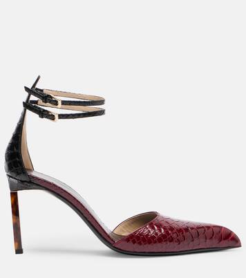 90 snake-effect leather pumps | Tom Ford