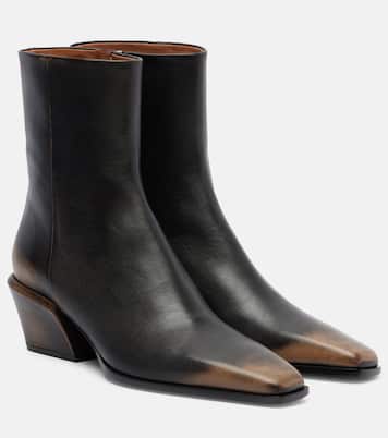 Bettina 50 leather ankle boots | Paris Texas