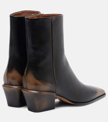Bettina 50 leather ankle boots | Paris Texas