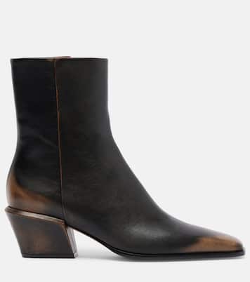 Bettina 50 leather ankle boots | Paris Texas