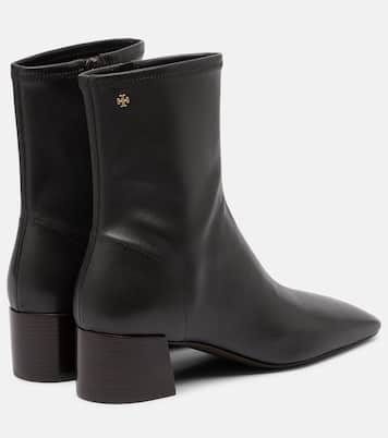 Stretch leather ankle boots | Tory Burch
