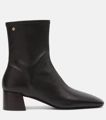 Stretch leather ankle boots | Tory Burch