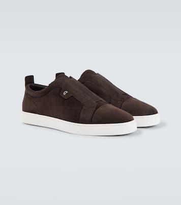 St Louis suede slip-on sneakers | Christian Louboutin
