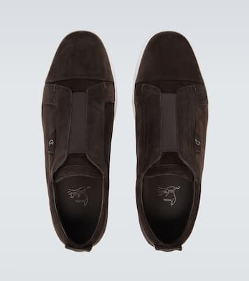 St Louis suede slip-on sneakers | Christian Louboutin