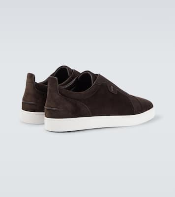 St Louis suede slip-on sneakers | Christian Louboutin