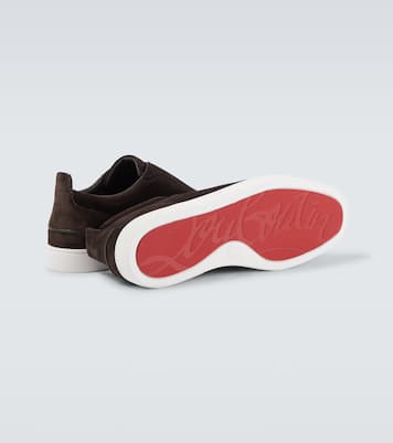 St Louis suede slip-on sneakers | Christian Louboutin