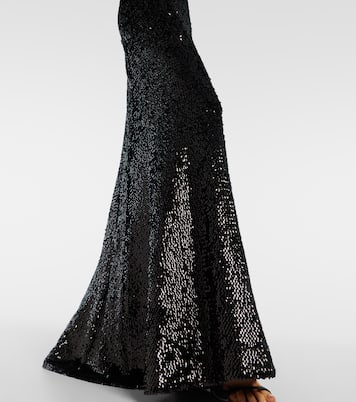 Abito lungo Beatrice con paillettes | Simkhai