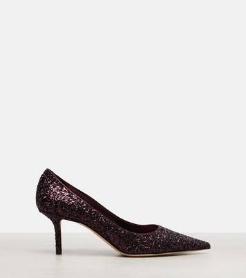 Love 65 glitter pumps | Jimmy Choo