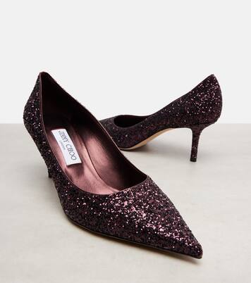 Love 65 glitter pumps | Jimmy Choo