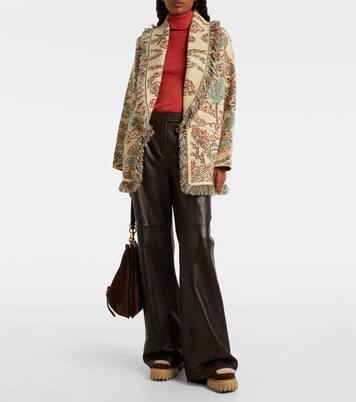 Suede and shearling lace-up boots | Hogan