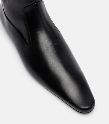 Twisted leather knee-high boots | Tory Burch