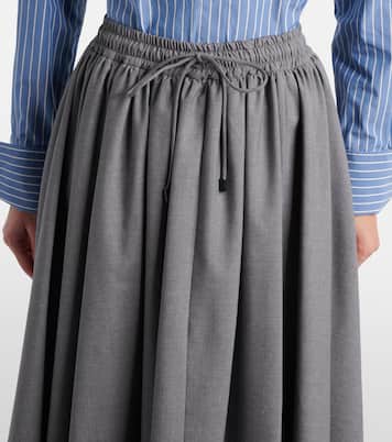 Livrea virgin wool midi skirt | Max Mara