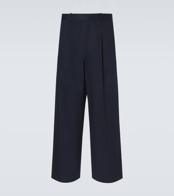 Pantalon ample en gabardine de coton | Loewe