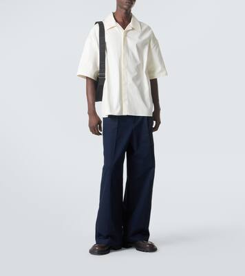 Pantalon ample en gabardine de coton | Loewe