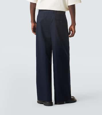 Pantalon ample en gabardine de coton | Loewe