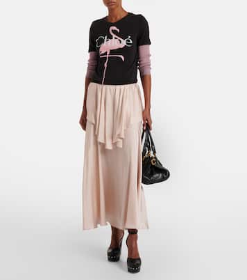 Ribbed-knit cotton Henley shirt | Chloé