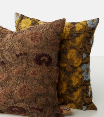 Lithops embroidered cushion | The House of Lyria