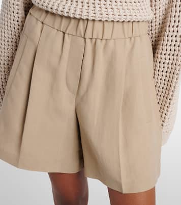 High-Rise Bermuda-Shorts | Brunello Cucinelli