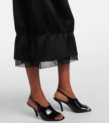 Jupe midi en satin | Toteme