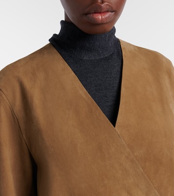 Blazer in suede | Toteme