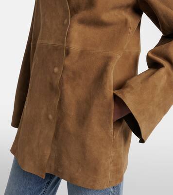 Blazer in suede | Toteme